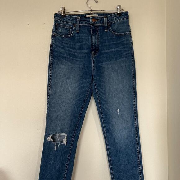 Madewell Curvy High-Rise Skinny Jeans: Drop Step-Hem Edition - Picture 3 of 10